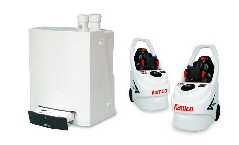 Kamco CLEARFLOW power flush will clean out your boiler system, leaving it more efficient and reliable.